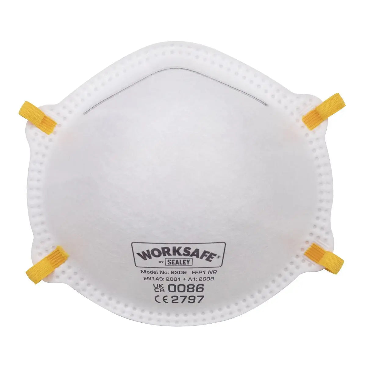 Worksafe by Sealey Cup Mask FFP1 - Pack of 10 