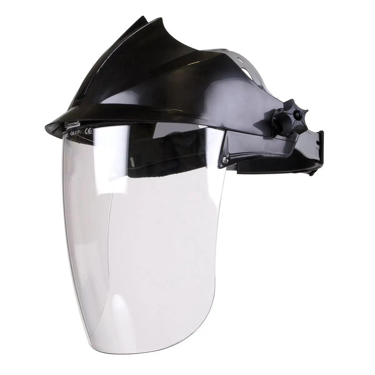 Worksafe by Sealey Deluxe Brow Guard with Aspherical Polycarbonate Full Face Shield 