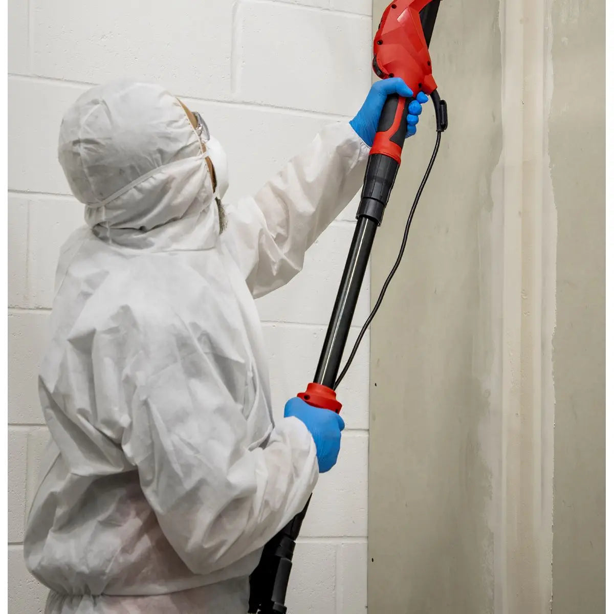 Worksafe by Sealey Disposable Coverall White - Large 