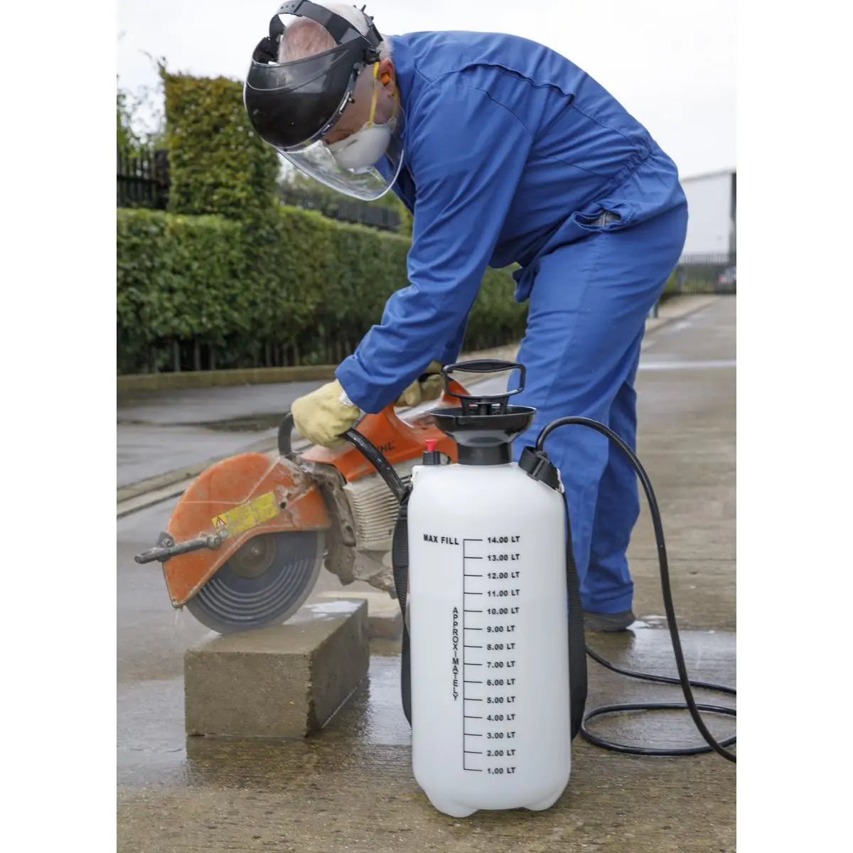 Worksafe by Sealey Dust Suppression Water Tank 14L 
