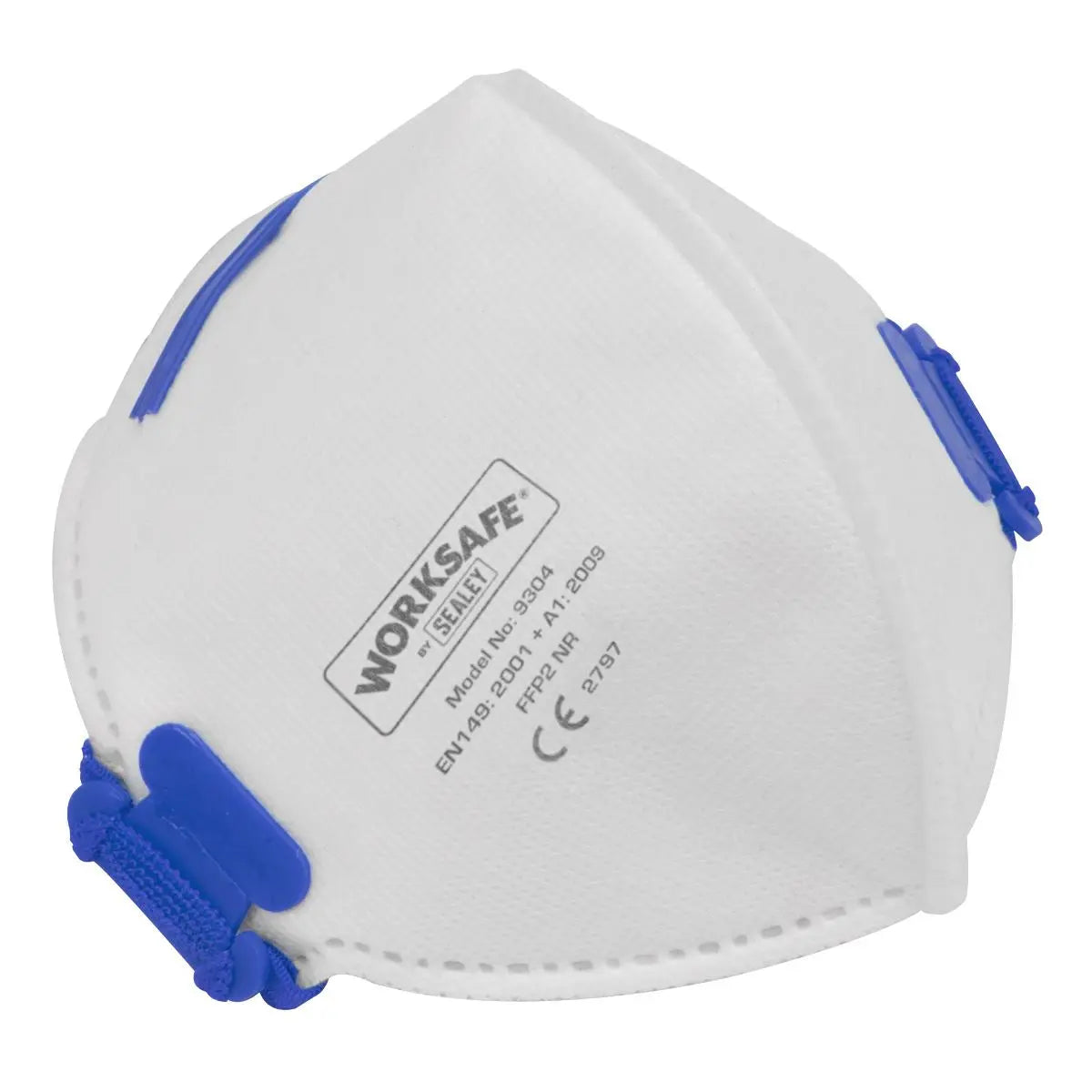 Worksafe by Sealey Fold Flat Mask FFP2 - Pack of 10 