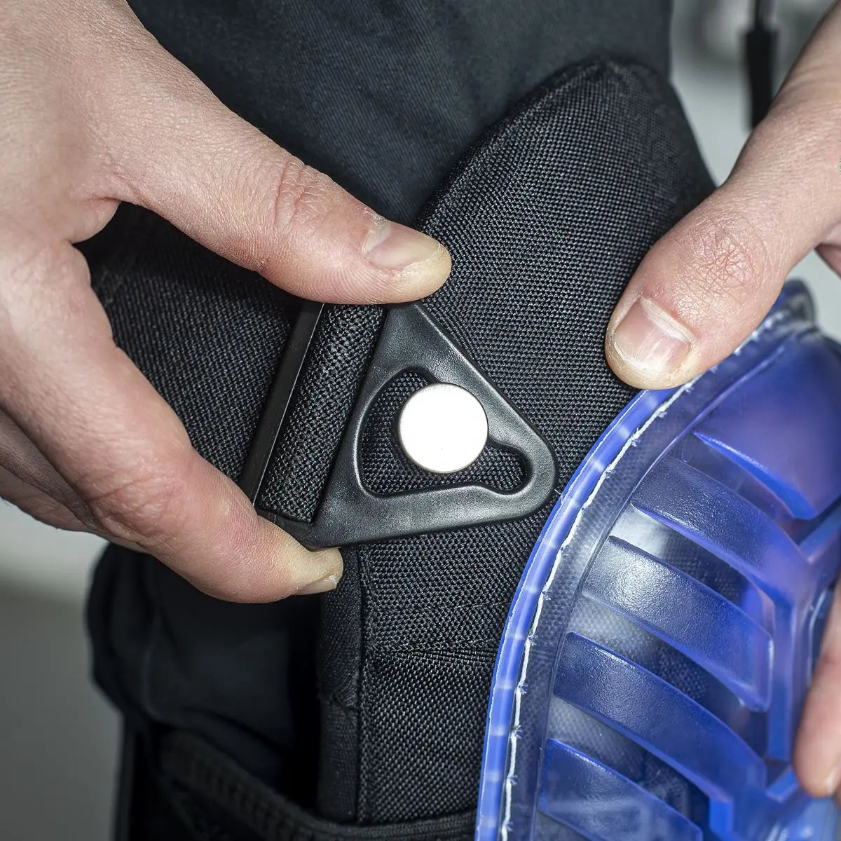 Worksafe by Sealey Hard Shell Gel Knee Pads - Pair  White Rose Tools