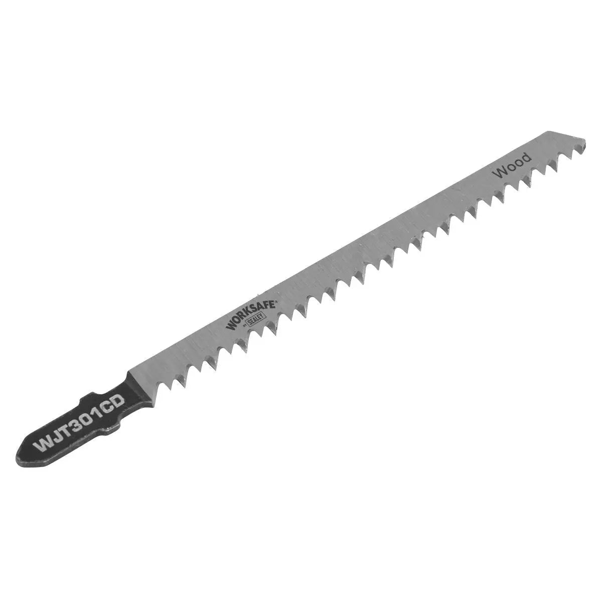 Worksafe by Sealey Jigsaw Blade Wood & Plastics 90mm 8tpi - Pack of 5 