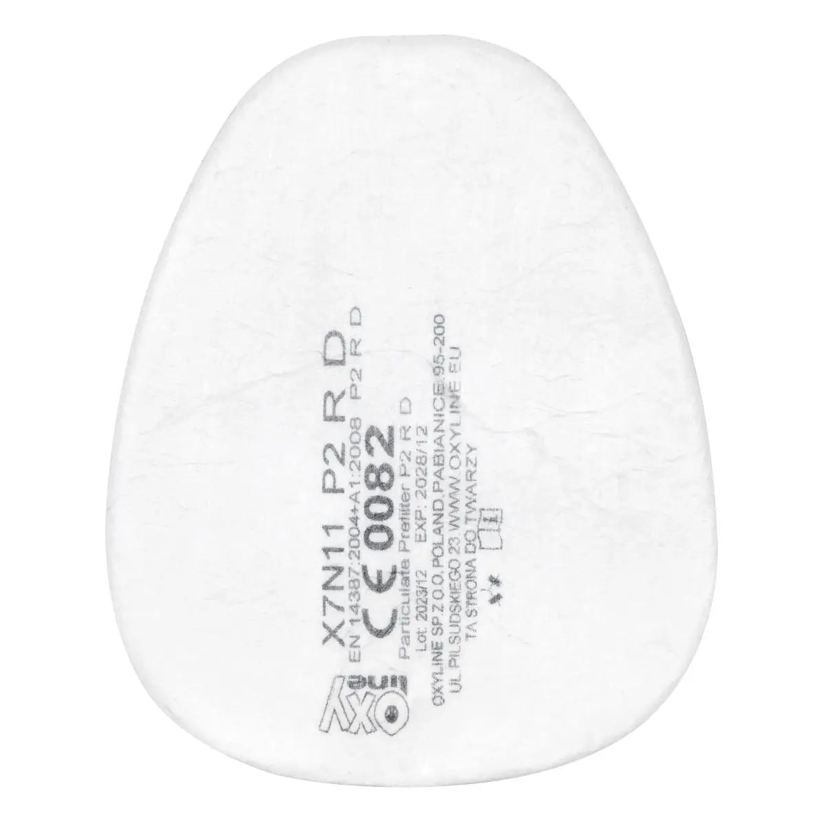 Worksafe by Sealey P2 R D Particulate Prefilter - Pack of 4  White Rose Tools
