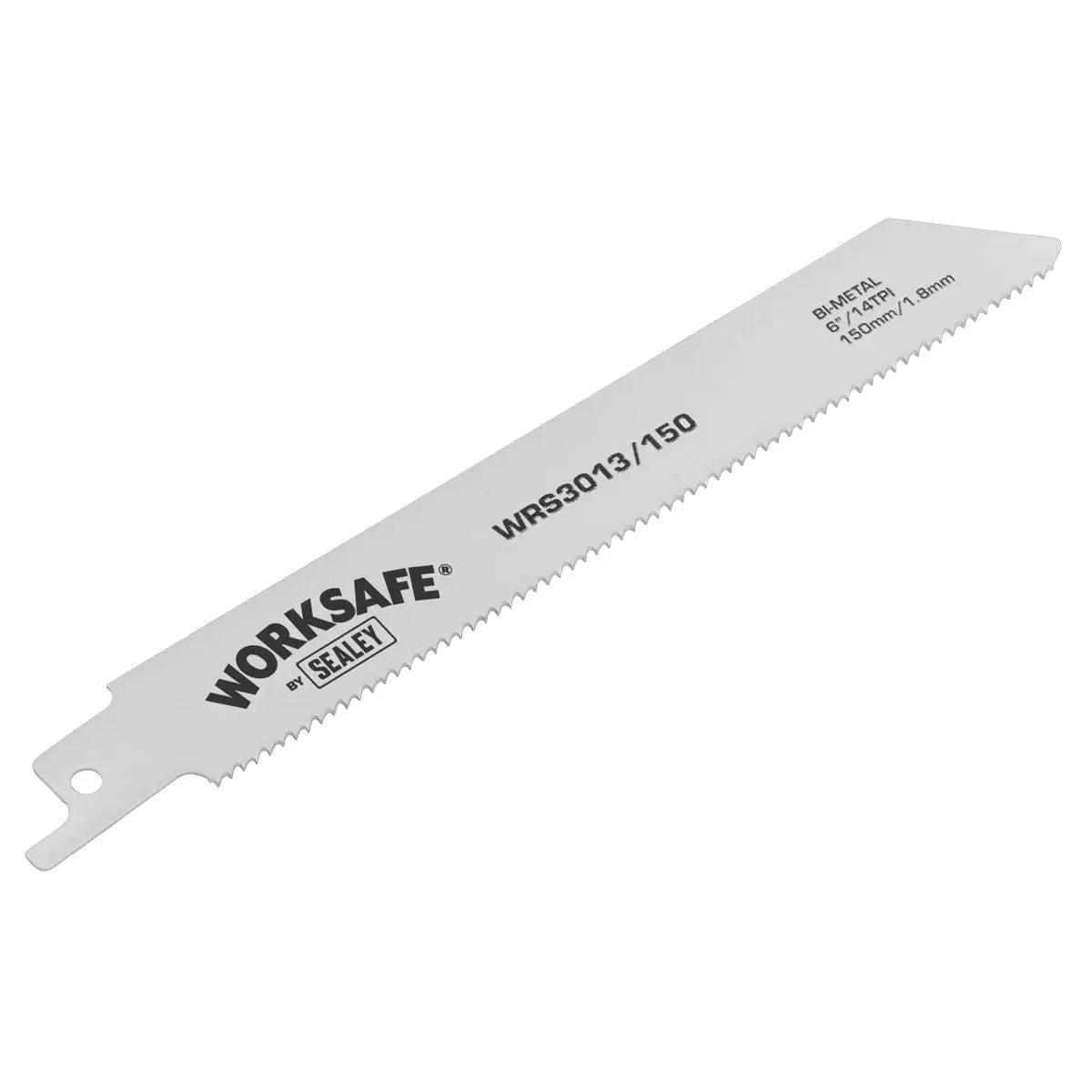 Worksafe by Sealey Reciprocating Saw Blade 150mm 14tpi - Pack of 5 