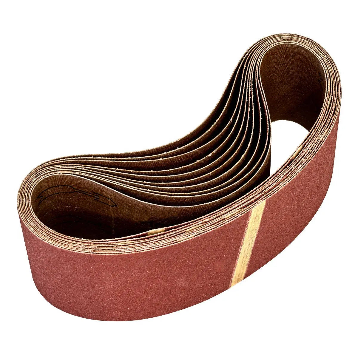 Worksafe by Sealey Sanding Belt 75 x 533mm 120Grit - Pack of 10 