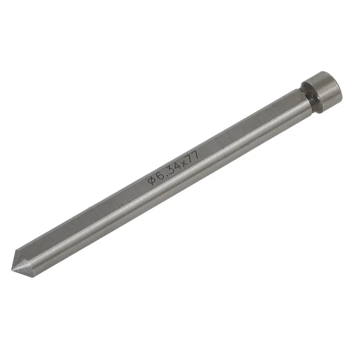 Worksafe by Sealey Short Straight Pin Pilot Rod 77mm 