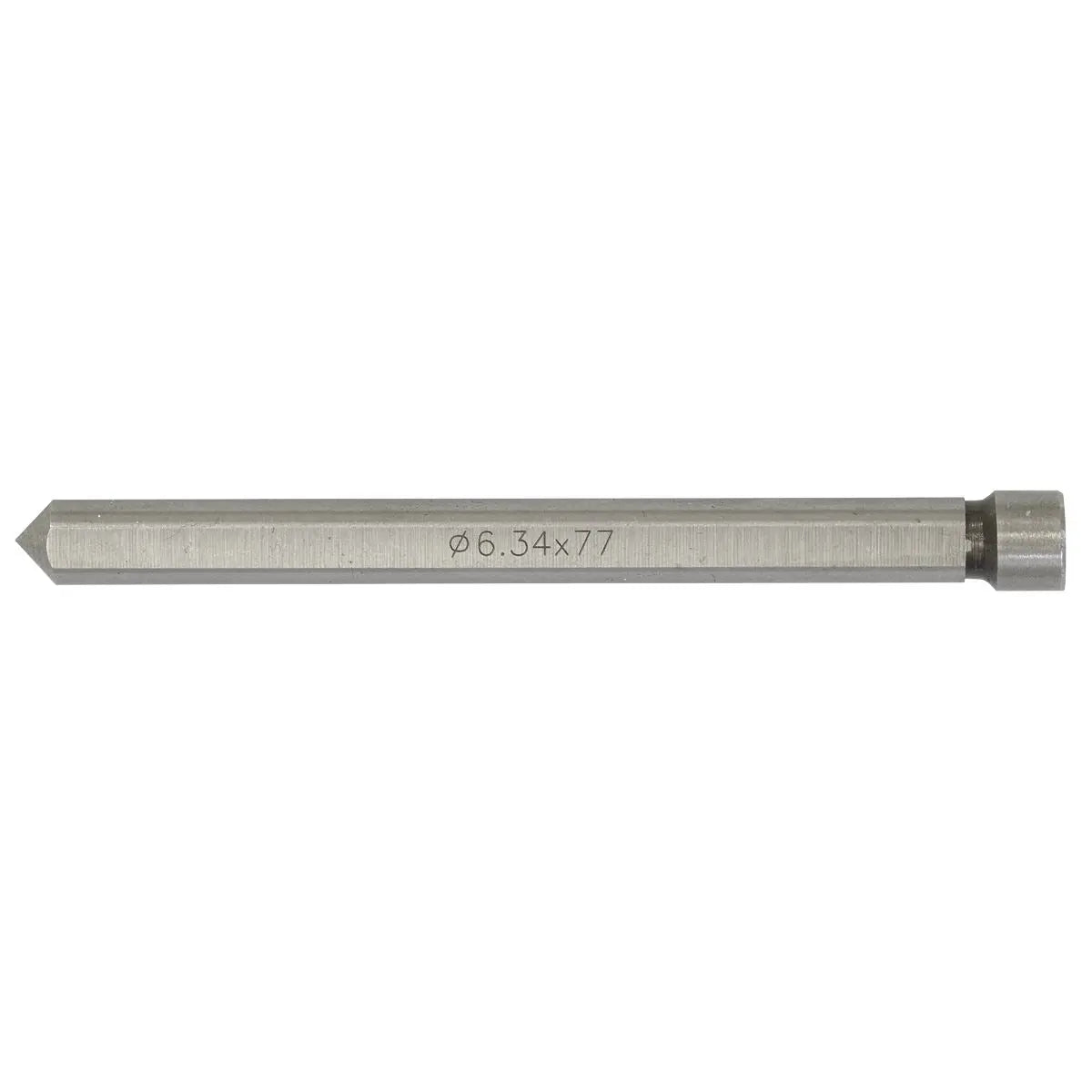 Worksafe by Sealey Short Straight Pin Pilot Rod 77mm 