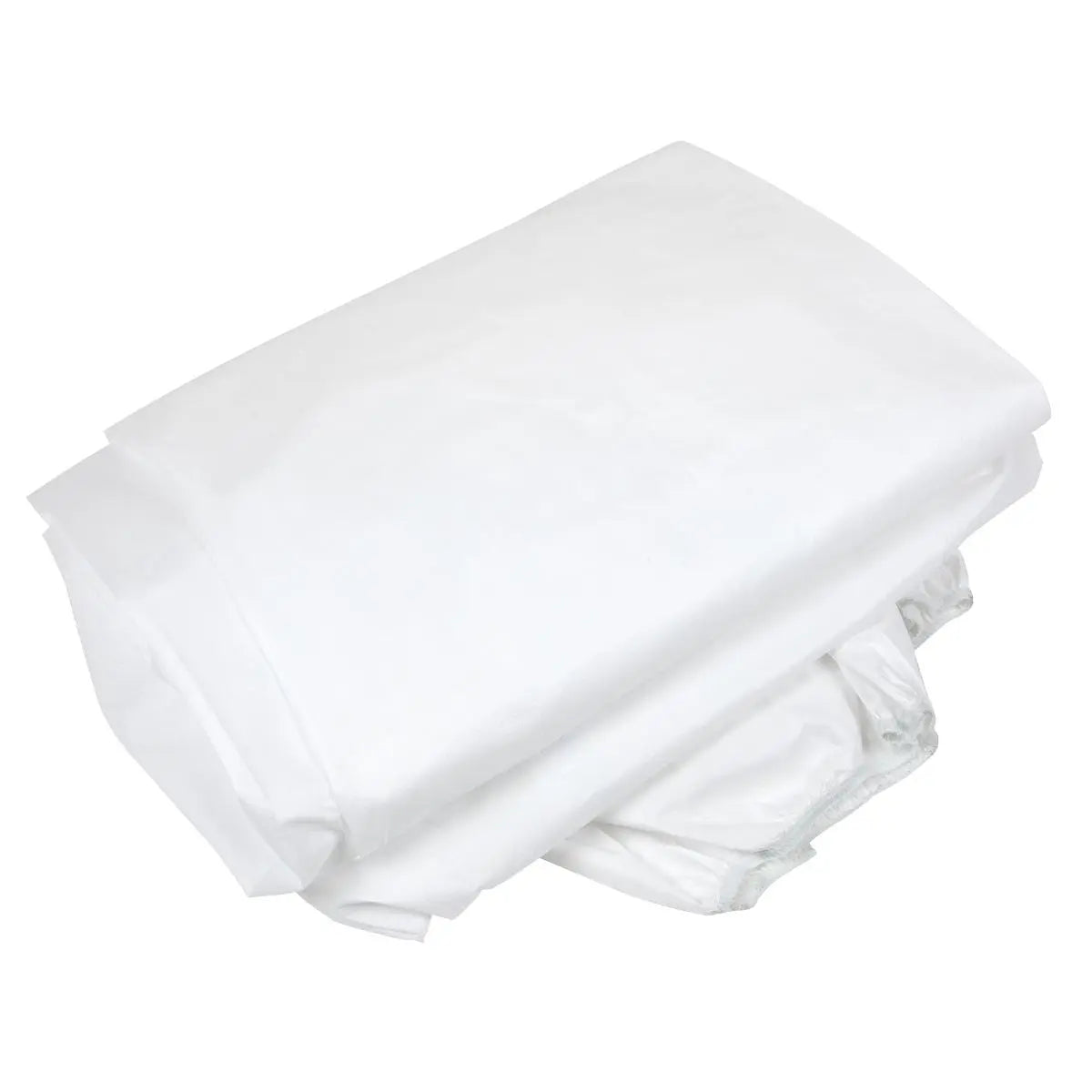 Worksafe by Sealey Type 5/6 Disposable Coverall - Extra-Large  White Rose Tools