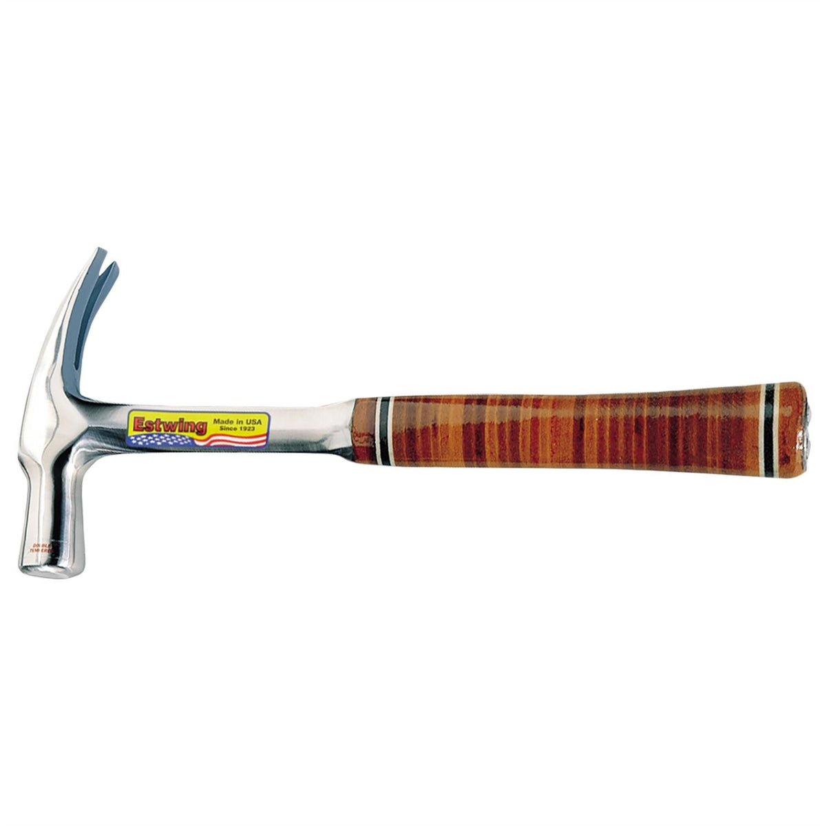 Estwing E24S Straight Claw English Pattern Hammer with Leather Grip 24oz/672g 23524  White Rose Tools