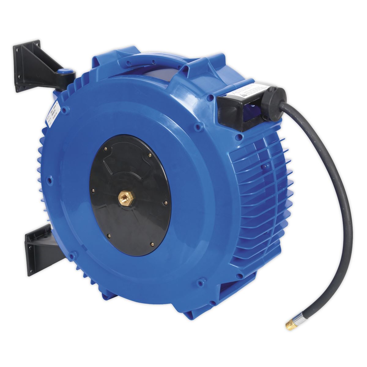 Sealey Retractable Air Hose Reel 20m Ø10mm ID Rubber Hose