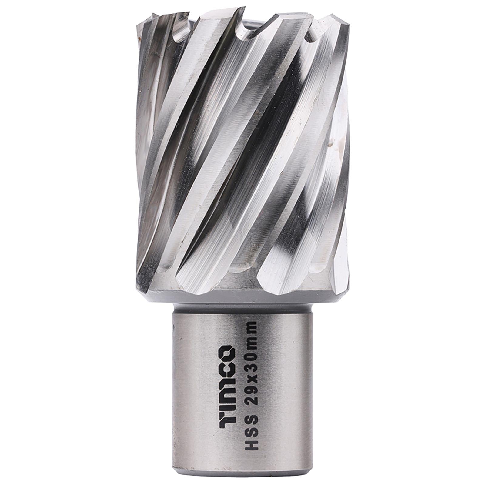 TIMCO Broaching Cutters M2 HSS Steel Mag Drill Bit and Replacement Pilot Pins - Choose Size