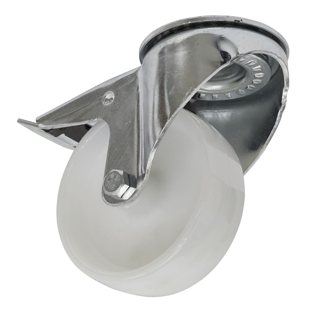 Sealey Castor Wheel Bolt Hole Swivel with Total Lock Ø100mm 