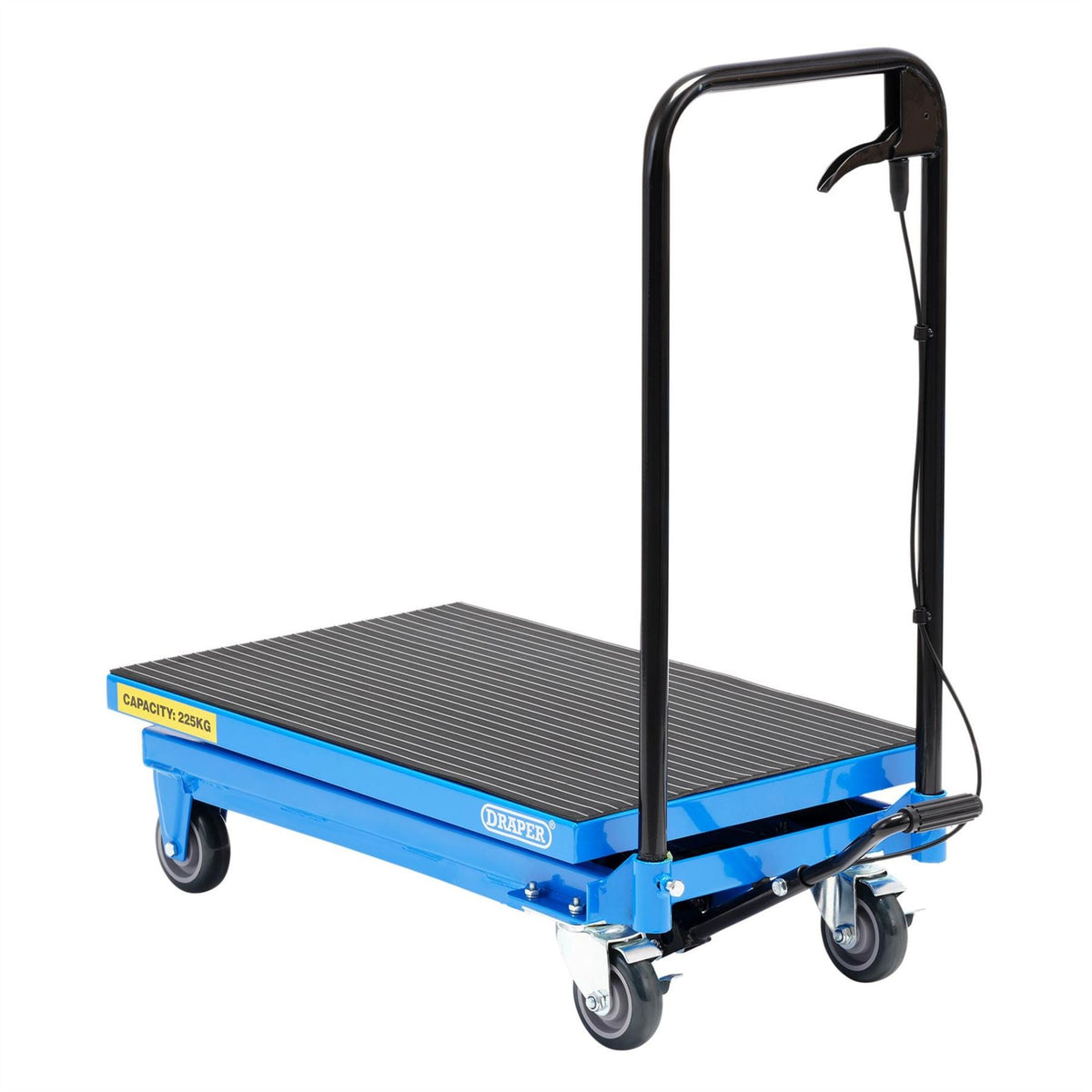 Draper Hydraulic Lifting Table 225kg 99814  White Rose Tools