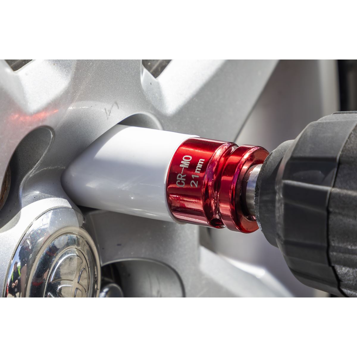 Sealey Alloy Wheel Impact Socket 1/2"Sq Drive 21mm  White Rose Tools