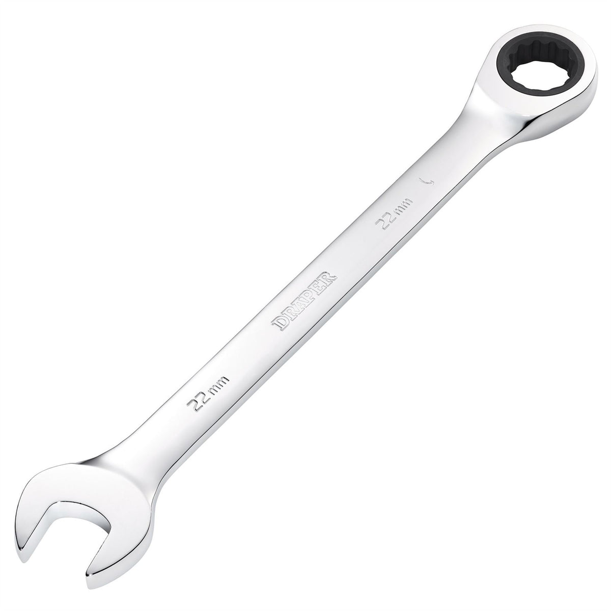 Draper Metric Ratcheting Combination Spanner 22mm 31022  White Rose Tools