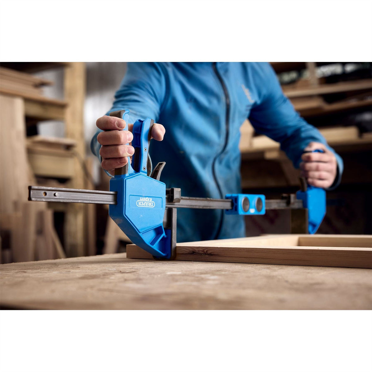 Draper Expert Heavy Duty Bar Clamp 450mm 18930  White Rose Tools