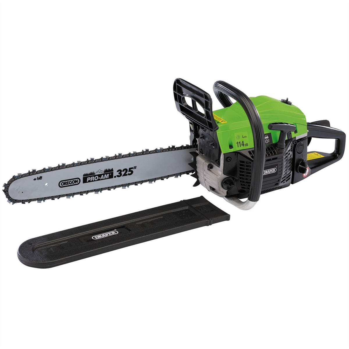 Draper Petrol Chainsaw 450mm 45cc 80103  White Rose Tools