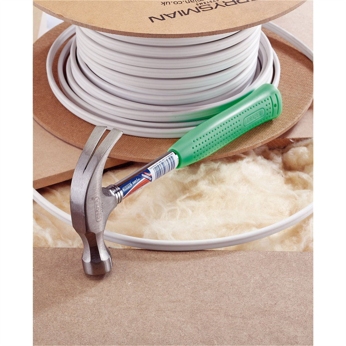 Draper Easy Find Claw Hammer 450g/16oz 78432  White Rose Tools
