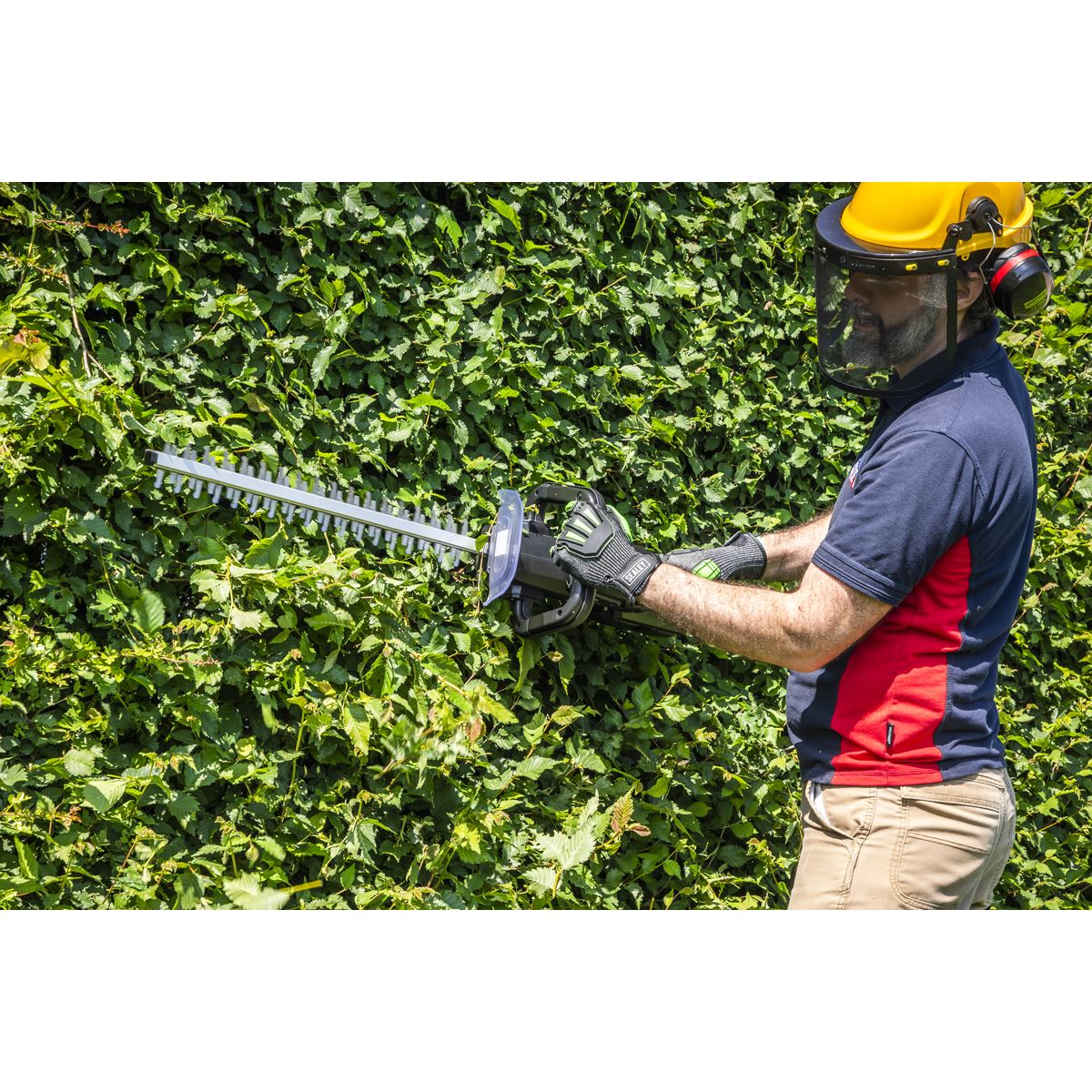 Sealey Hedge Trimmer 40V SV20 Series 52cm - Body Only  White Rose Tools