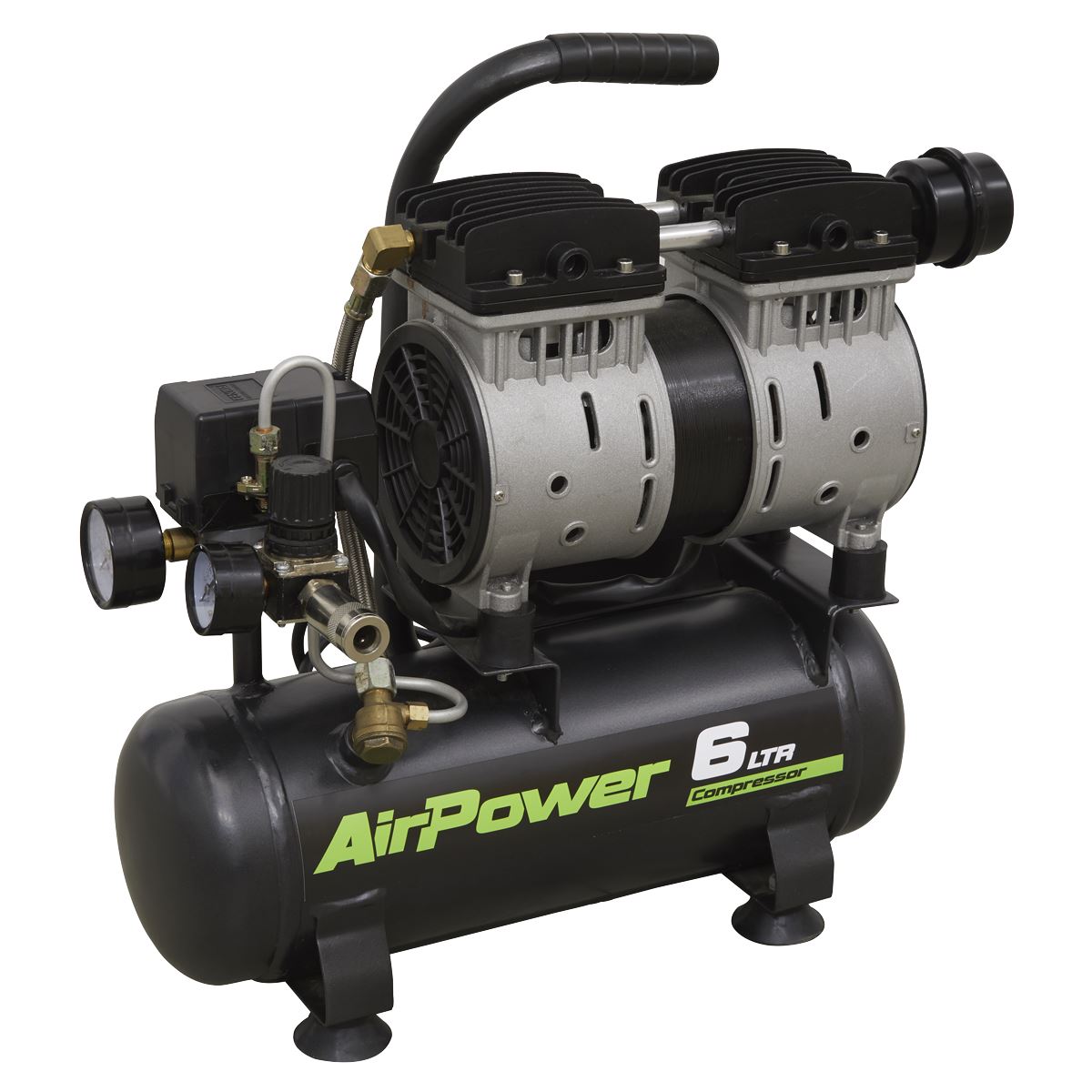 Sealey 6L Low Noise Direct Drive Air Compressor 0.7hp 