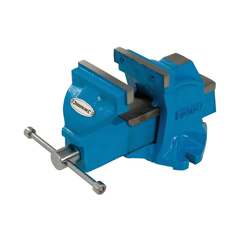 Silverline Workshop Vice 100mm (4") Jaw Capacity / 8kg 792427