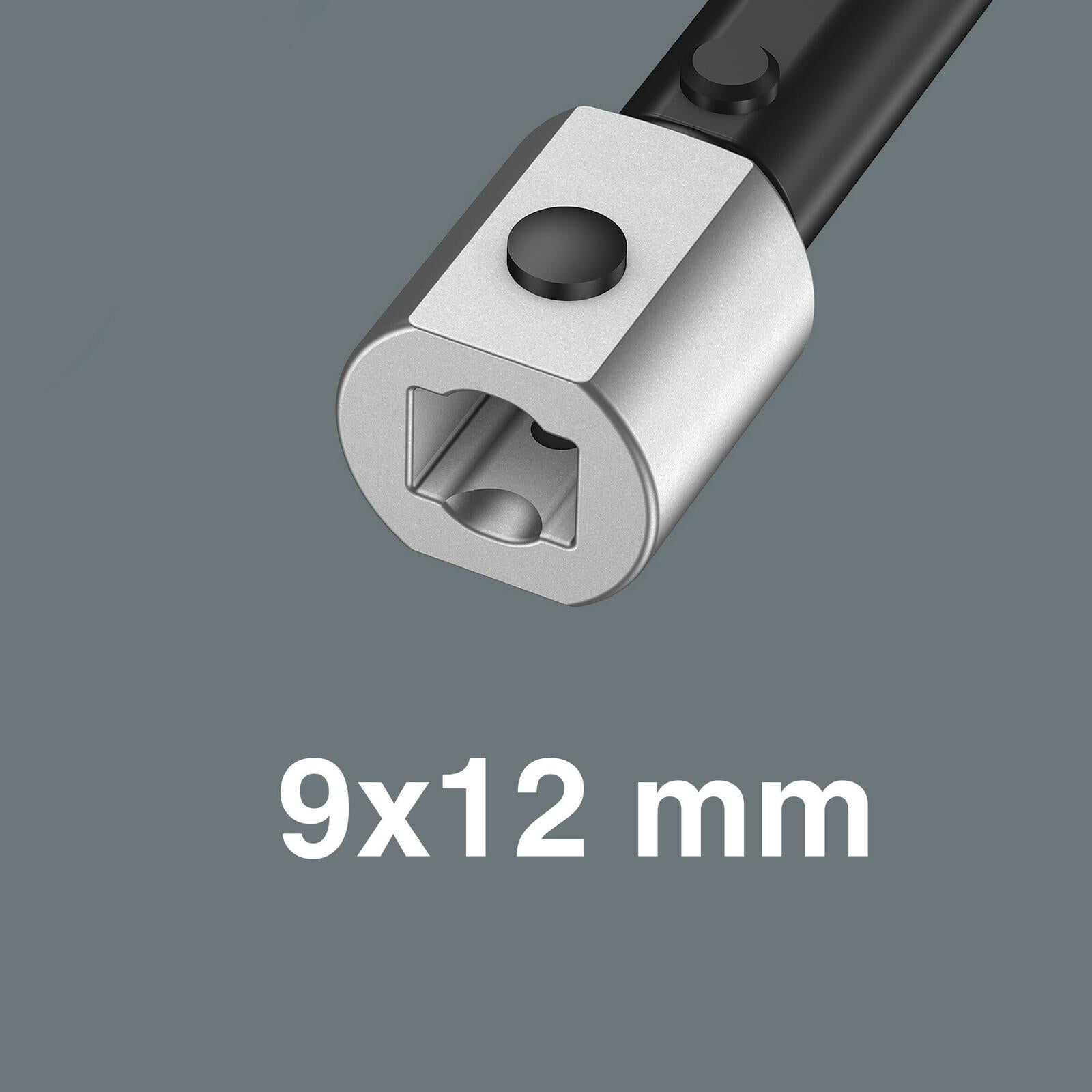 Wera Joker Spanner Wrench L 16-19mm 7870 Self Setting Insert for Click Torque X 9x12mm Mounting  White Rose Tools
