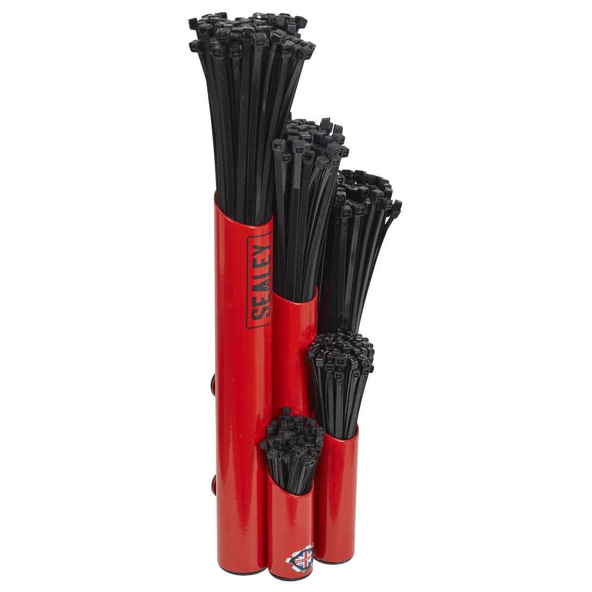 Sealey Large Magnetic Cable Tie Holder - Red  White Rose Tools
