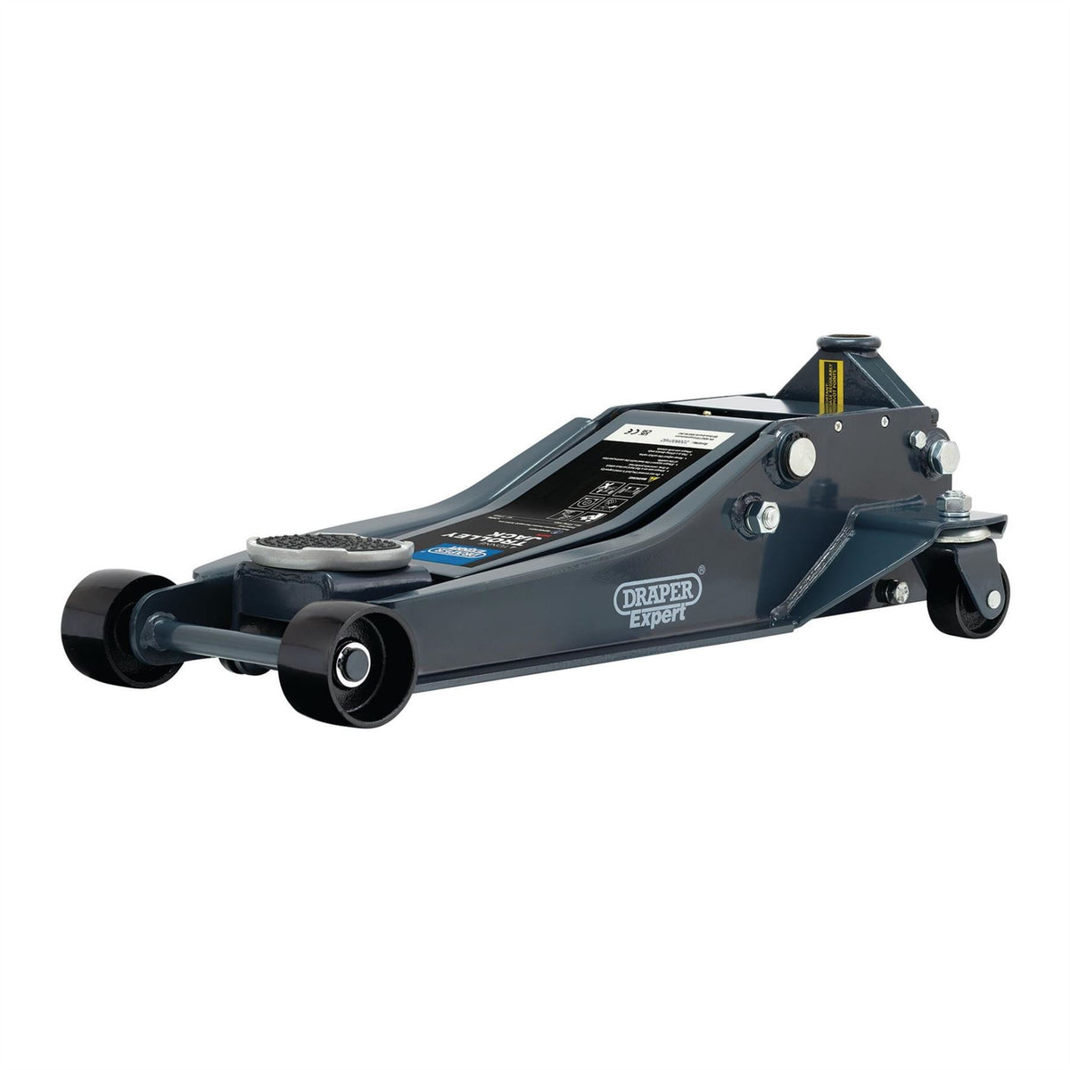 Draper Expert Professional Low Profile Garage Trolley Jack 4 Tonne 24276  White Rose Tools