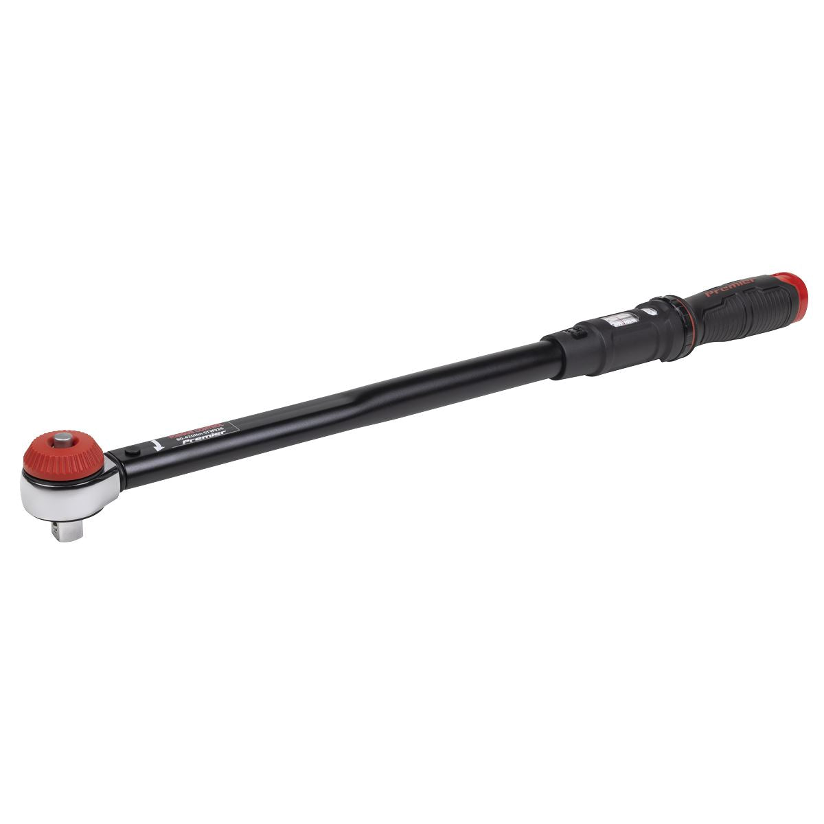 Sealey Premier Black Calibrated Micrometer Torque Wrench with 1/2"Sq Push-Through Drive 80-420Nm  White Rose Tools