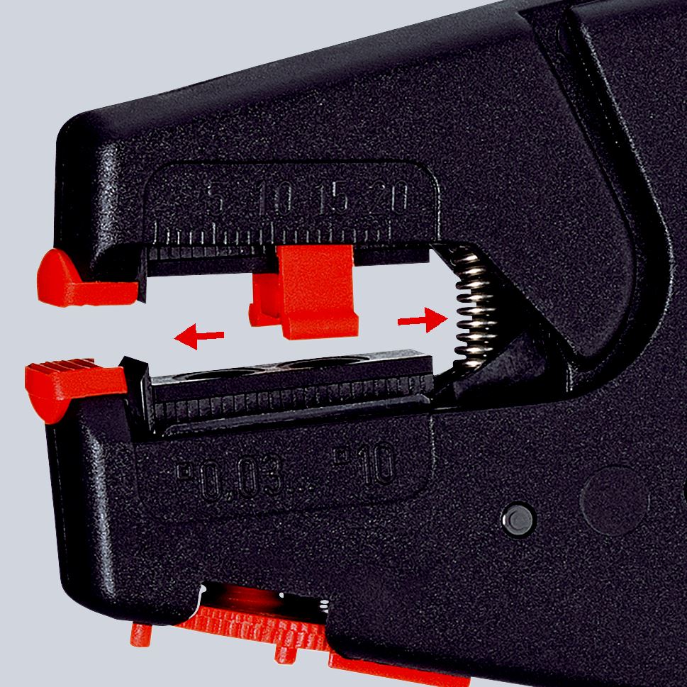 KNIPEX Self Adjusting Insulation Stripper 200mm Stripping Pliers 12 40 200 SB