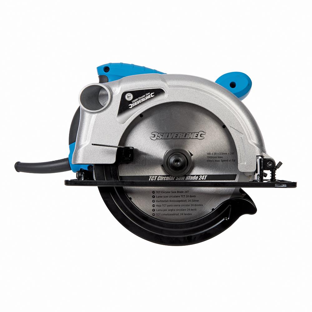 Silverline 1200W Circular Saw 185mm 845135