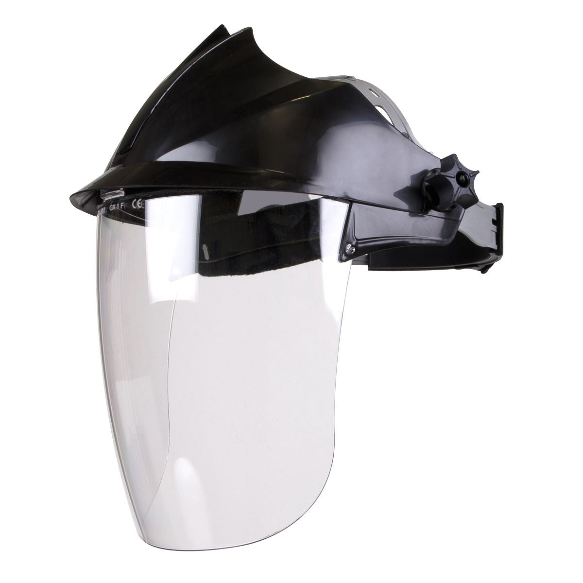 Worksafe by Sealey Deluxe Brow Guard with Aspherical Polycarbonate Full Face Shield