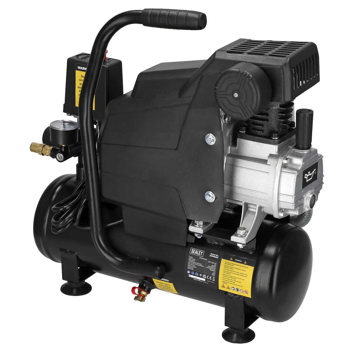Sealey 6L Direct Drive Air Compressor 2hp 