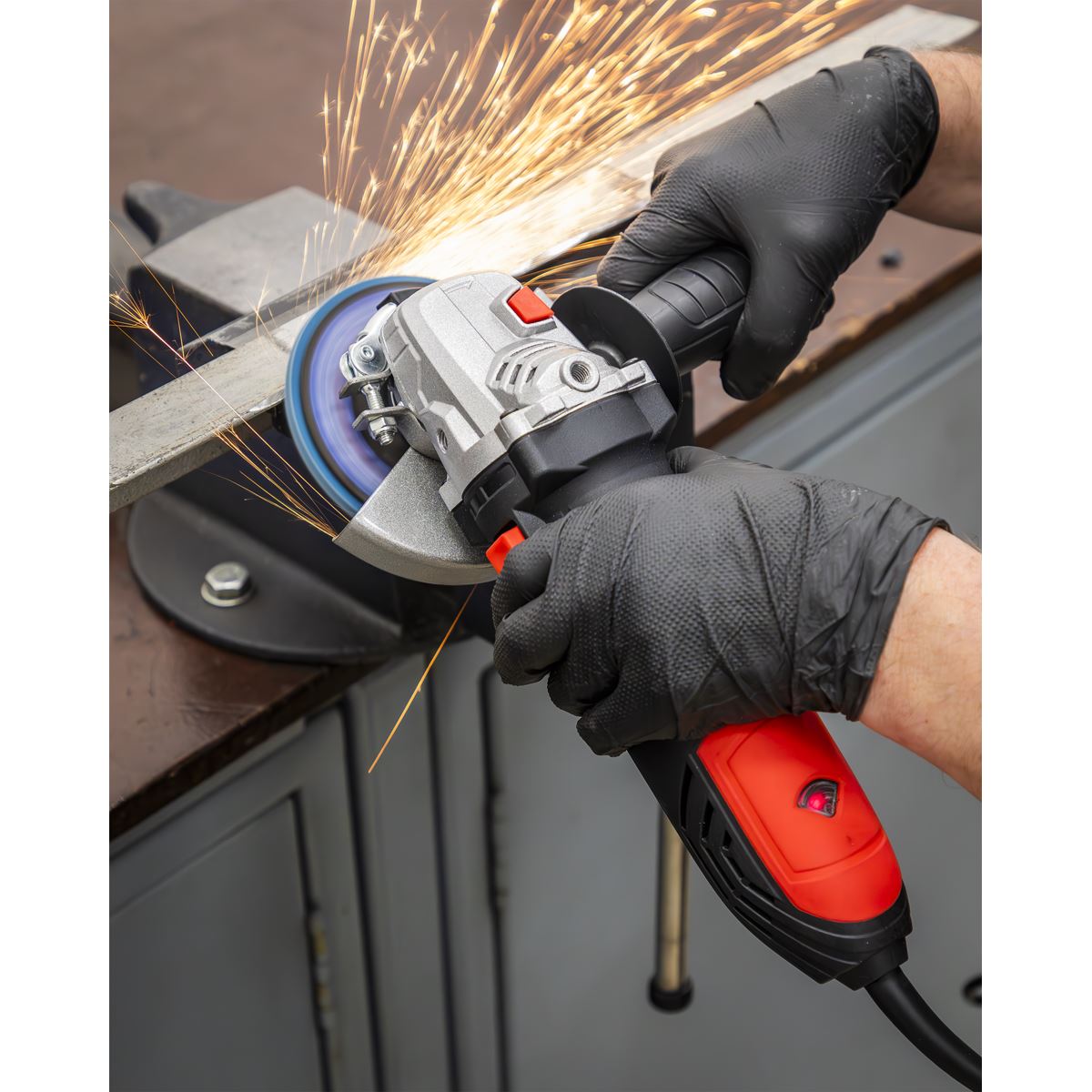 Sealey Angle Grinder Ø125mm 1000W/230V with Schuko Plug