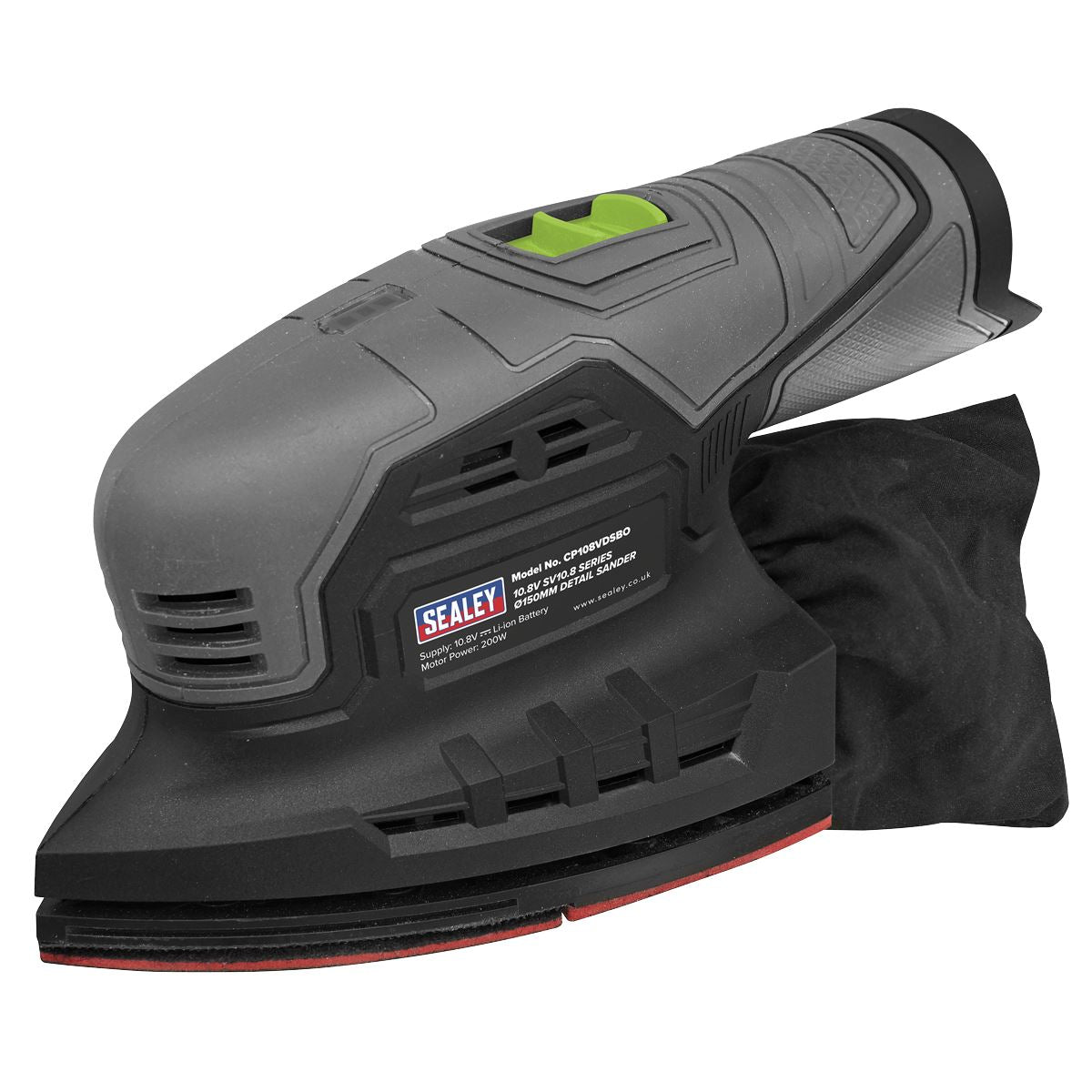 Sealey 150mm Detail Sander 10.8V SV10.8 Series