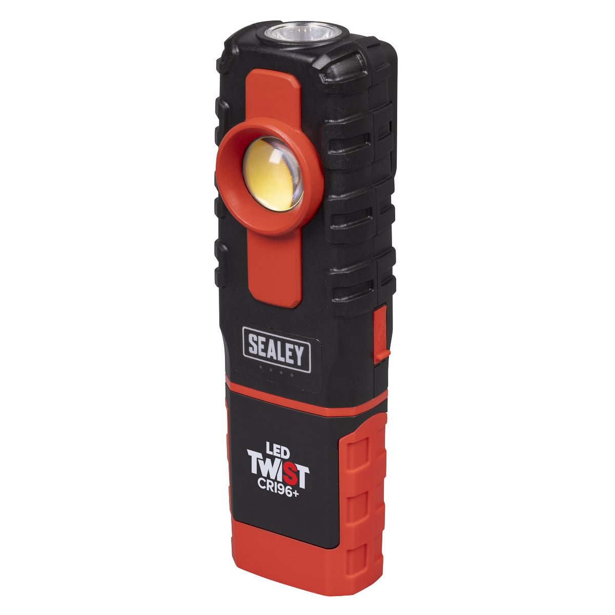 Sealey LED Twist Rechargeable Inspection Light 6W COB LED & 1W SMD LED Colour Match CRI 96+