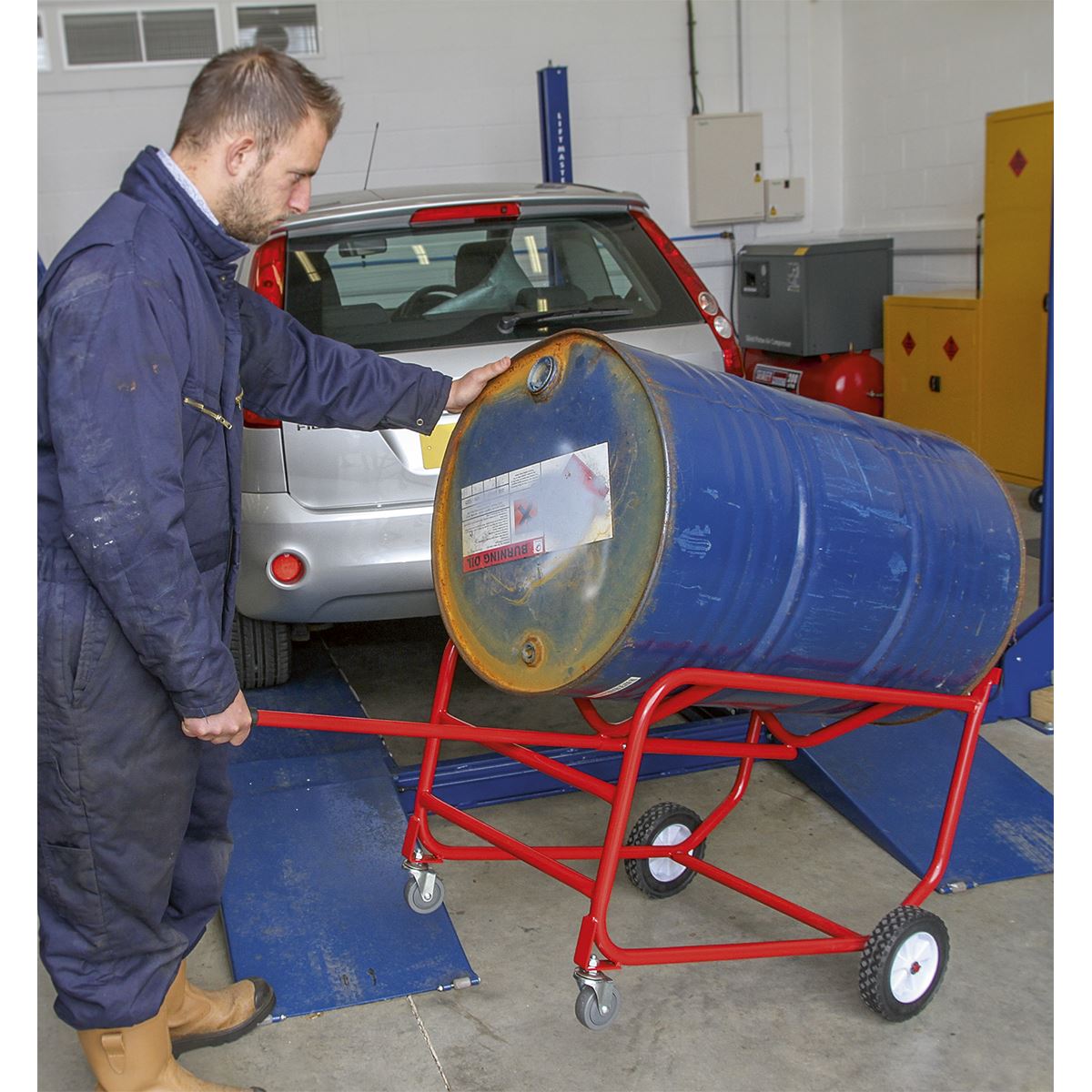 Sealey Drum Stillage Mobile 205L/48gal 