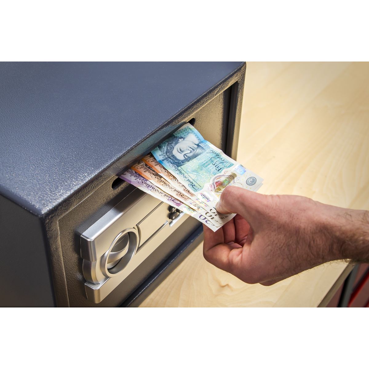 Sealey Electronic Combination Security Safe with Deposit Slot 350 x 250 x 250mm 