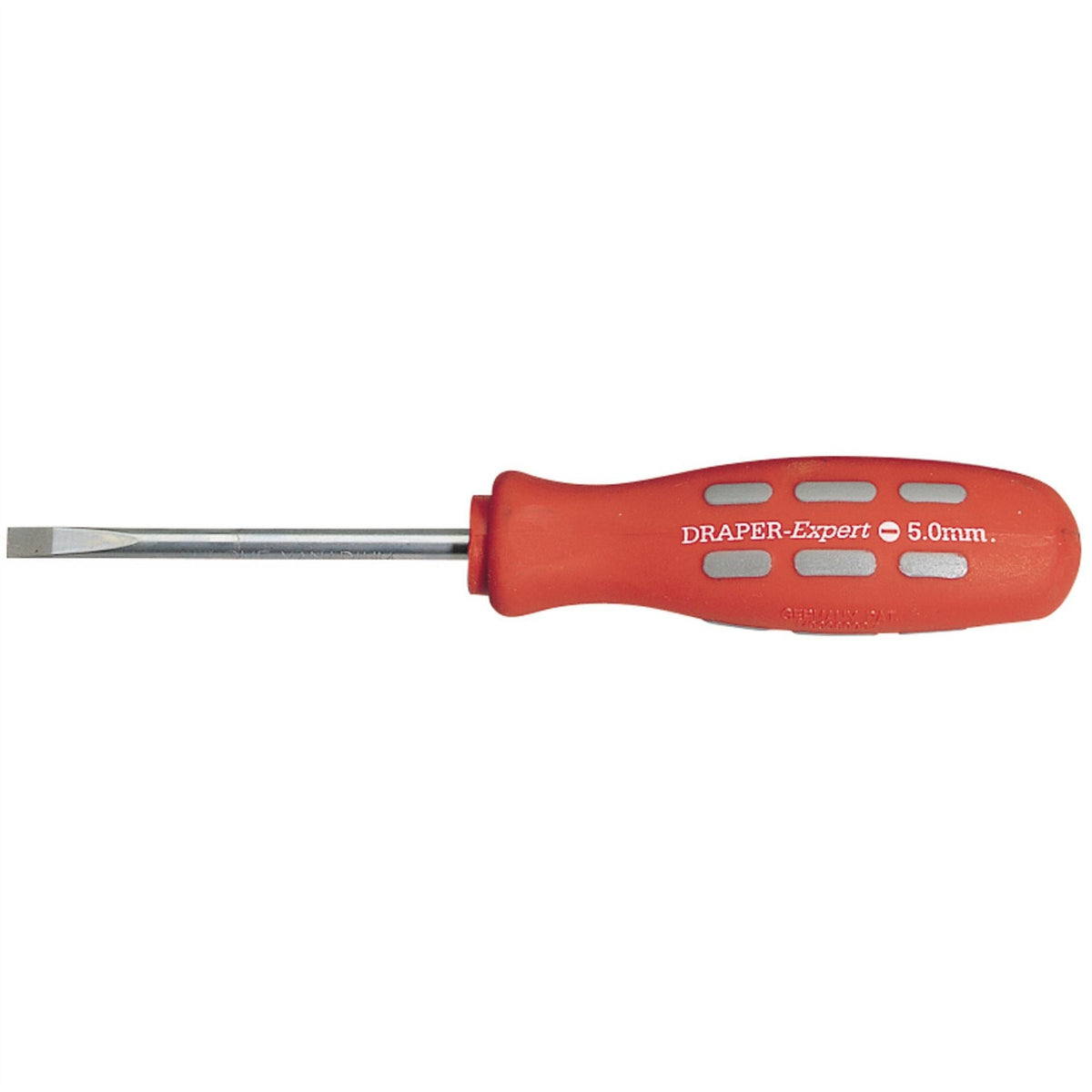 Draper Expert Plain Slot Parallel Tip Mechanics Screwdriver 75 x 5mm (Sold Loose) 67852  White Rose Tools