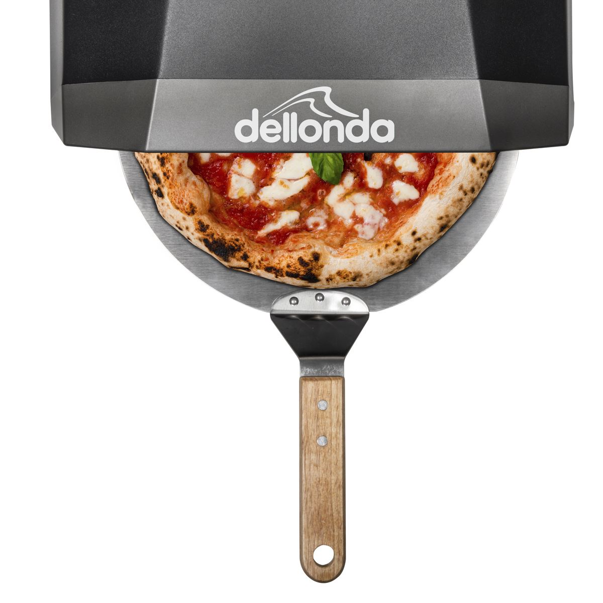 Dellonda Gas Pizza Oven with Gas Regulator, Water Resistant Cover/Carry Bag & 12" Pizza Peel