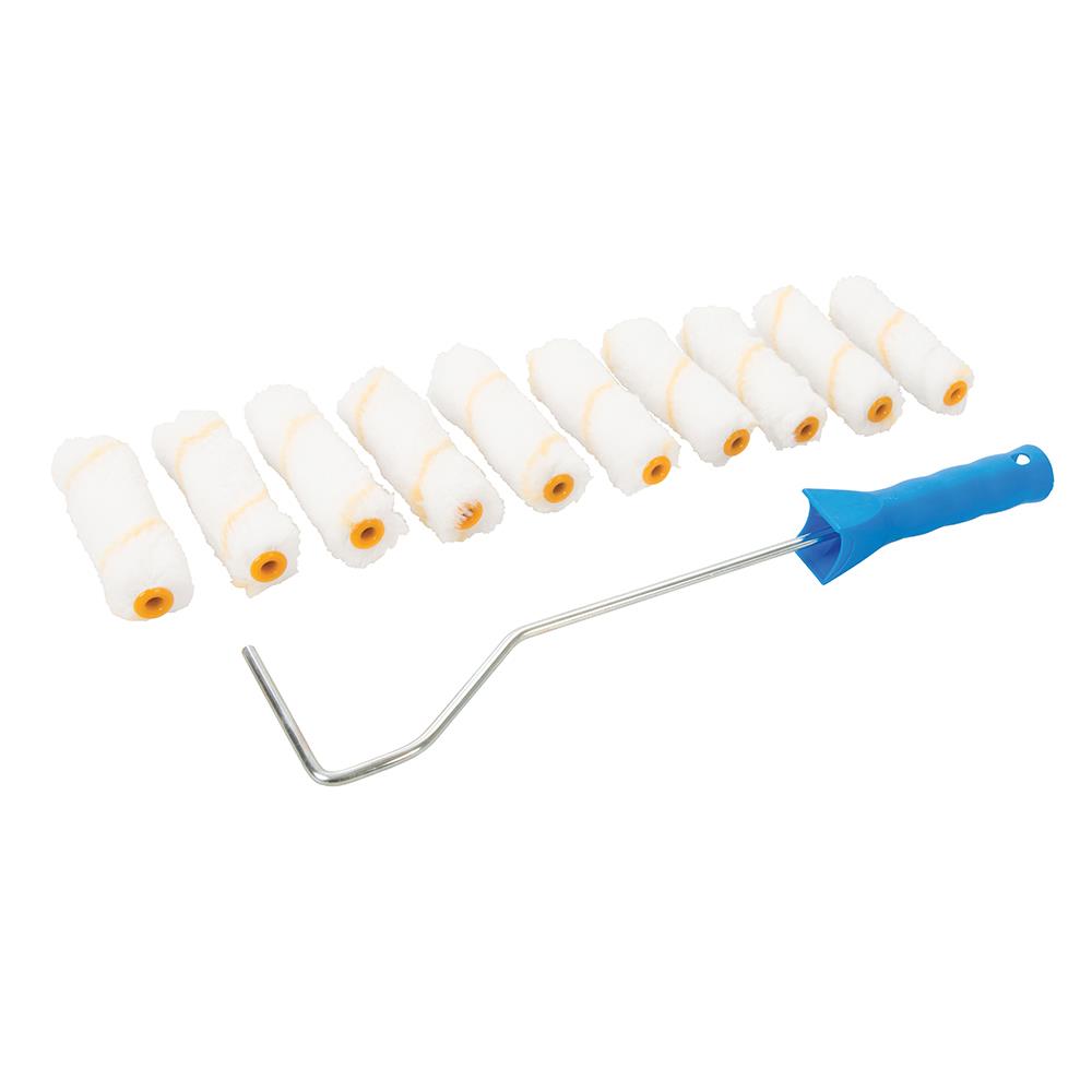 Silverline Roller Frame & 10 Sleeves Painting Decorating