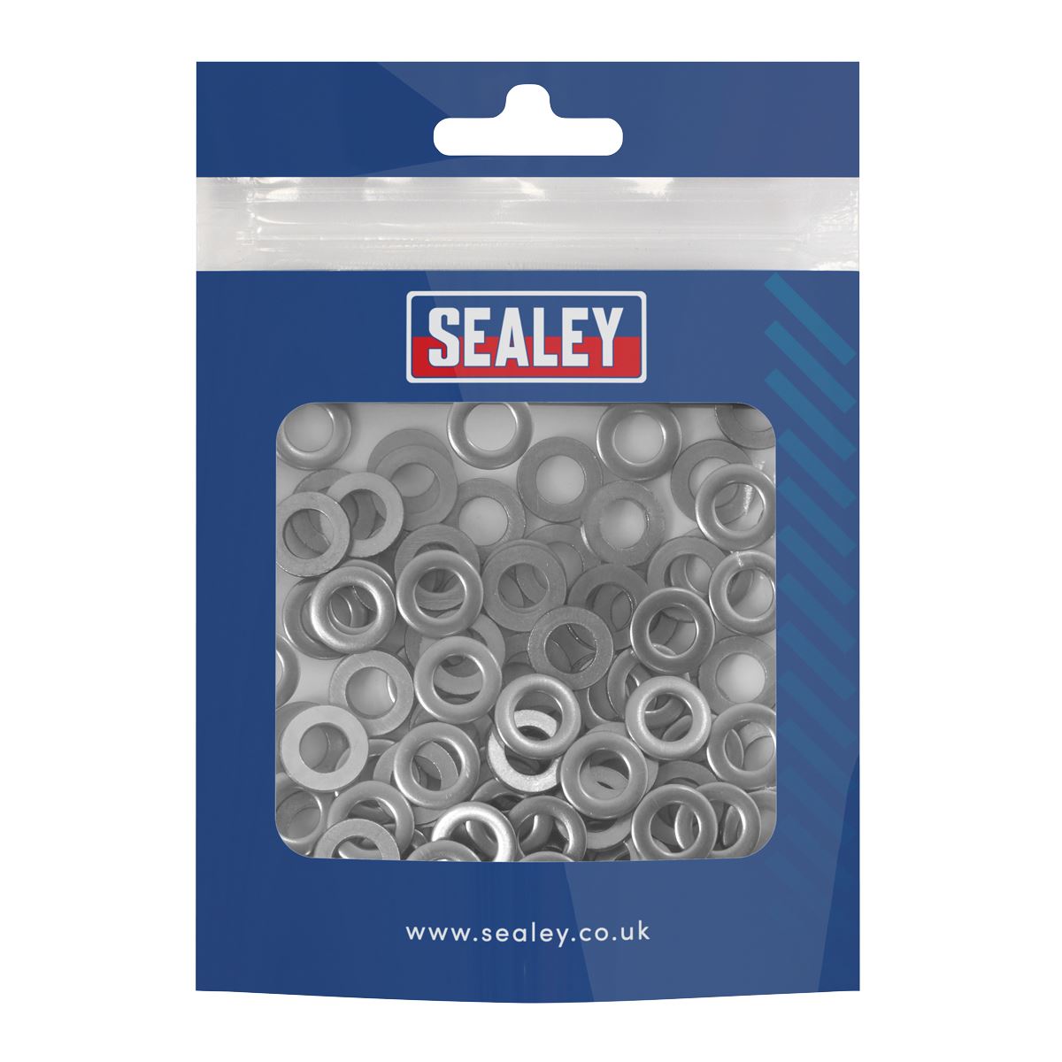 Sealey Stainless Steel Flat Washer Din 125 – M6 - Pack of 100 