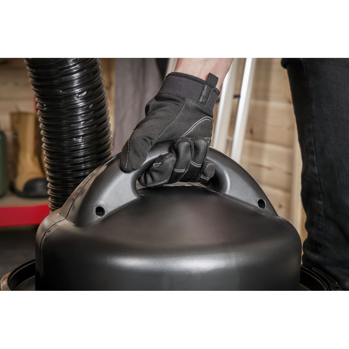 Sealey Portable Dust Extractor 50L 1200W  White Rose Tools