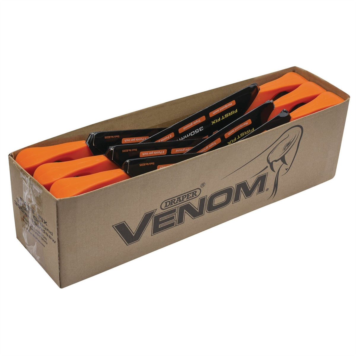 Draper Venom® First Fix Triple Ground Tool Box Saw 350mm 7tpi/8ppi 82205  White Rose Tools