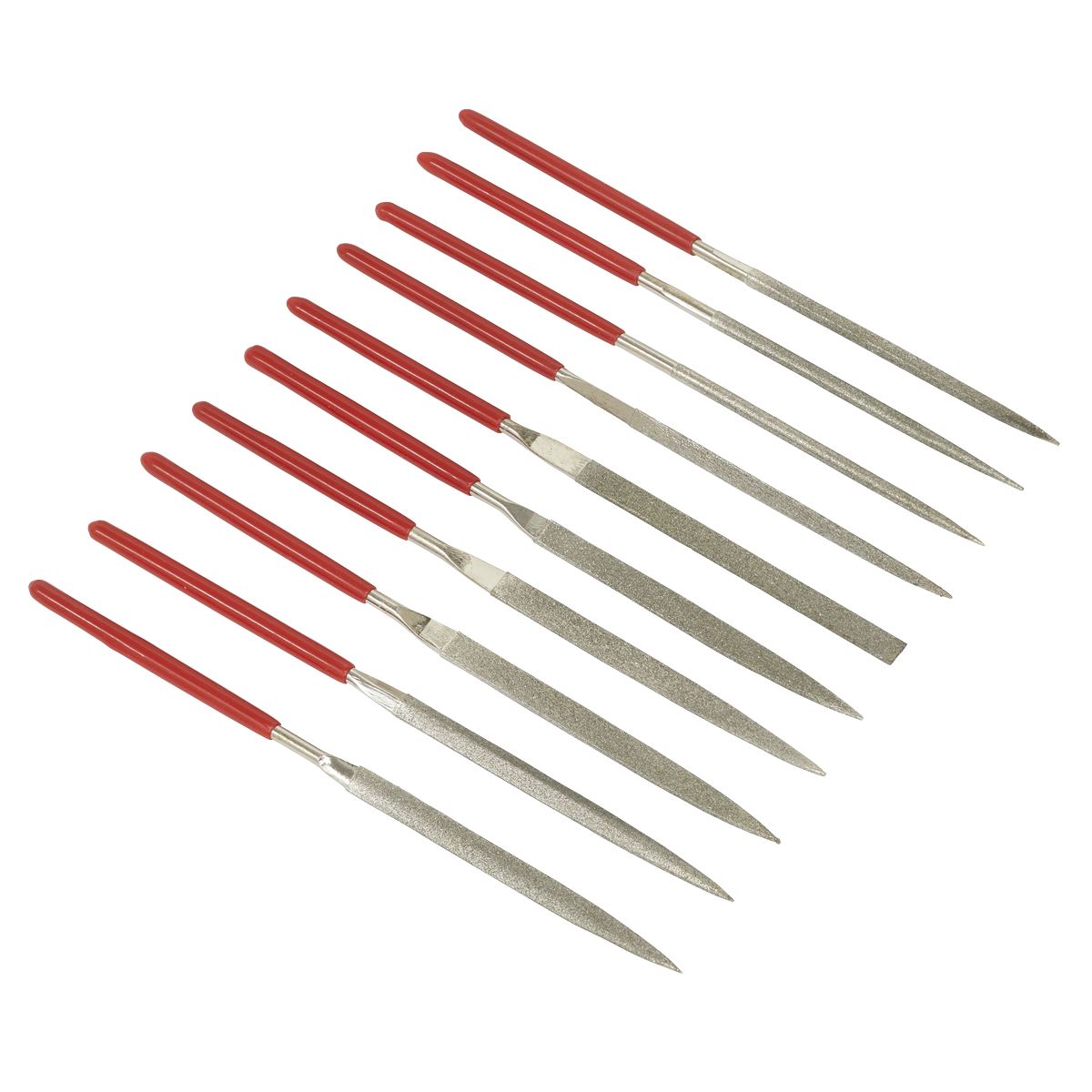 Sealey Diamond Needle File Set 10pc