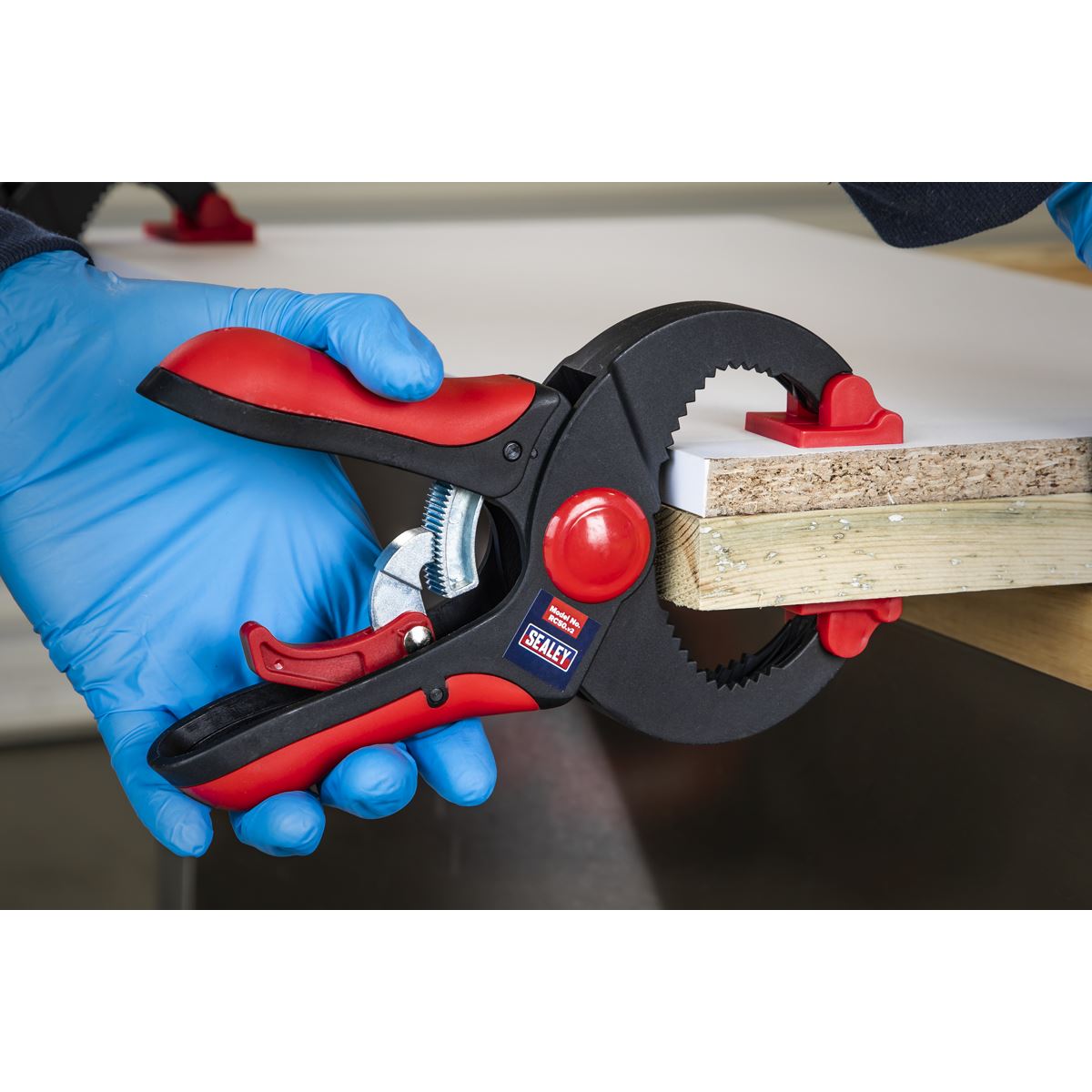 Sealey Ratchet Clamp 45mm 4pc Set 