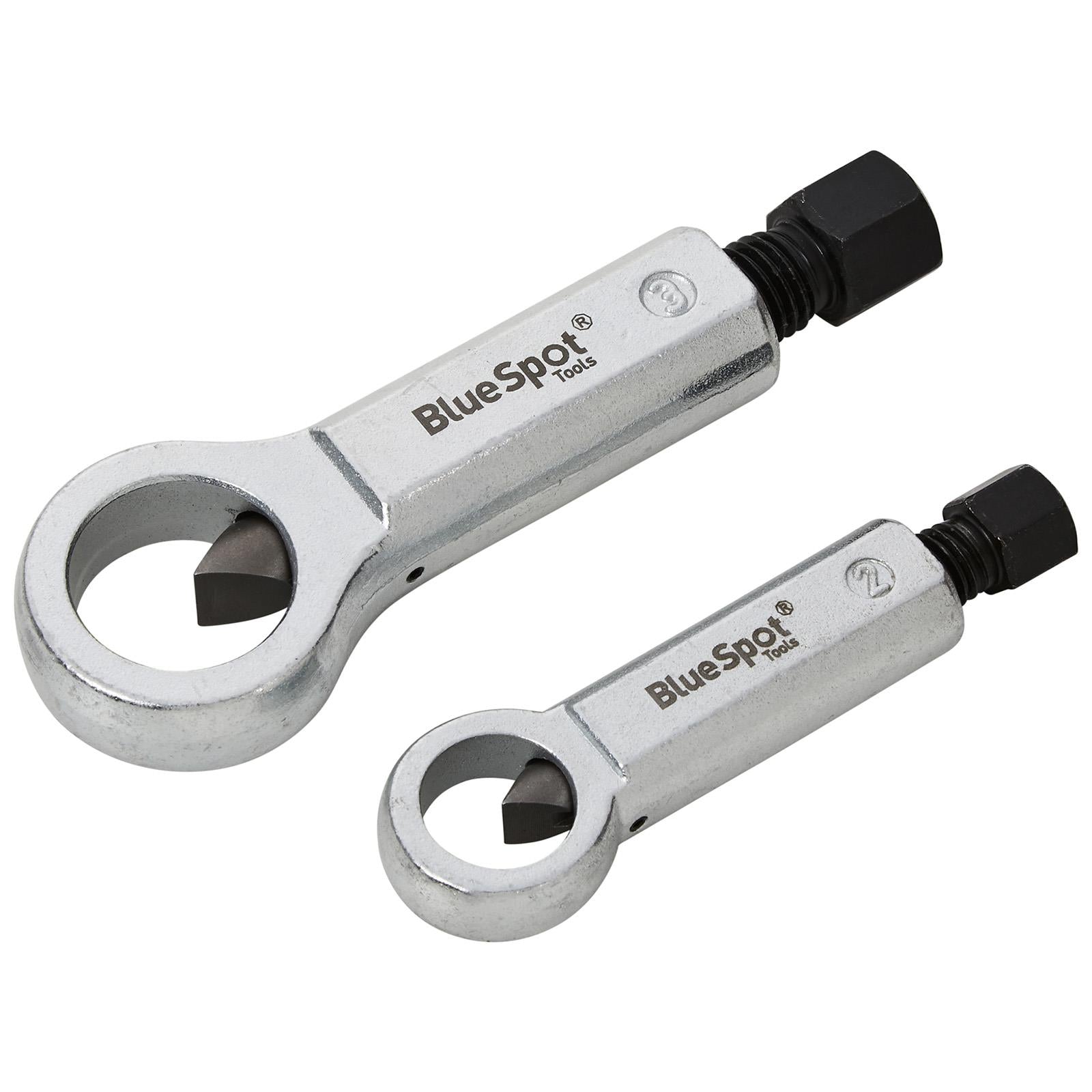 BlueSpot Nut Splitter Set 12-16mm and 16-22mm 2 Piece  White Rose Tools