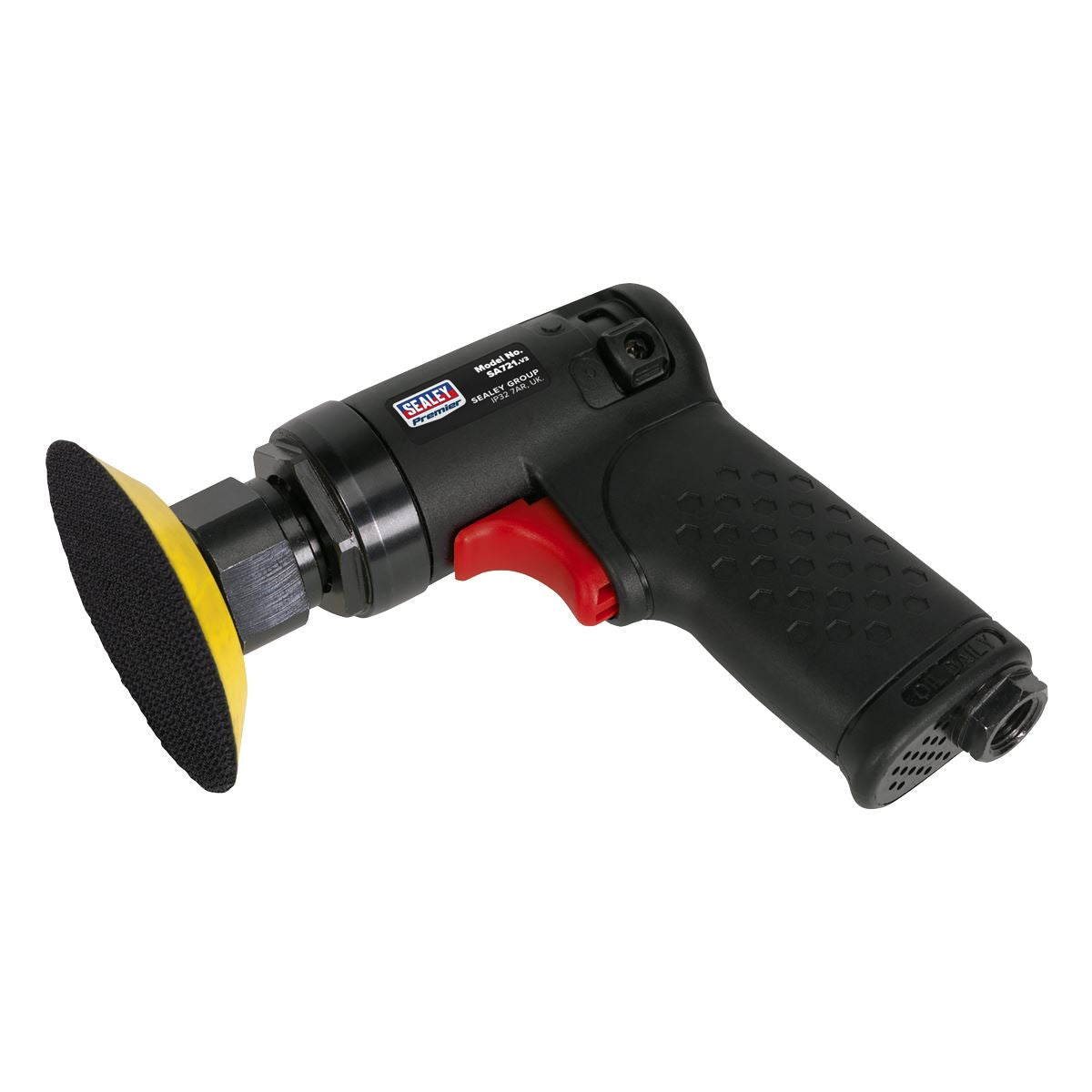 Sealey Premier Air Sander Ø75mm Orbital Composite Premier