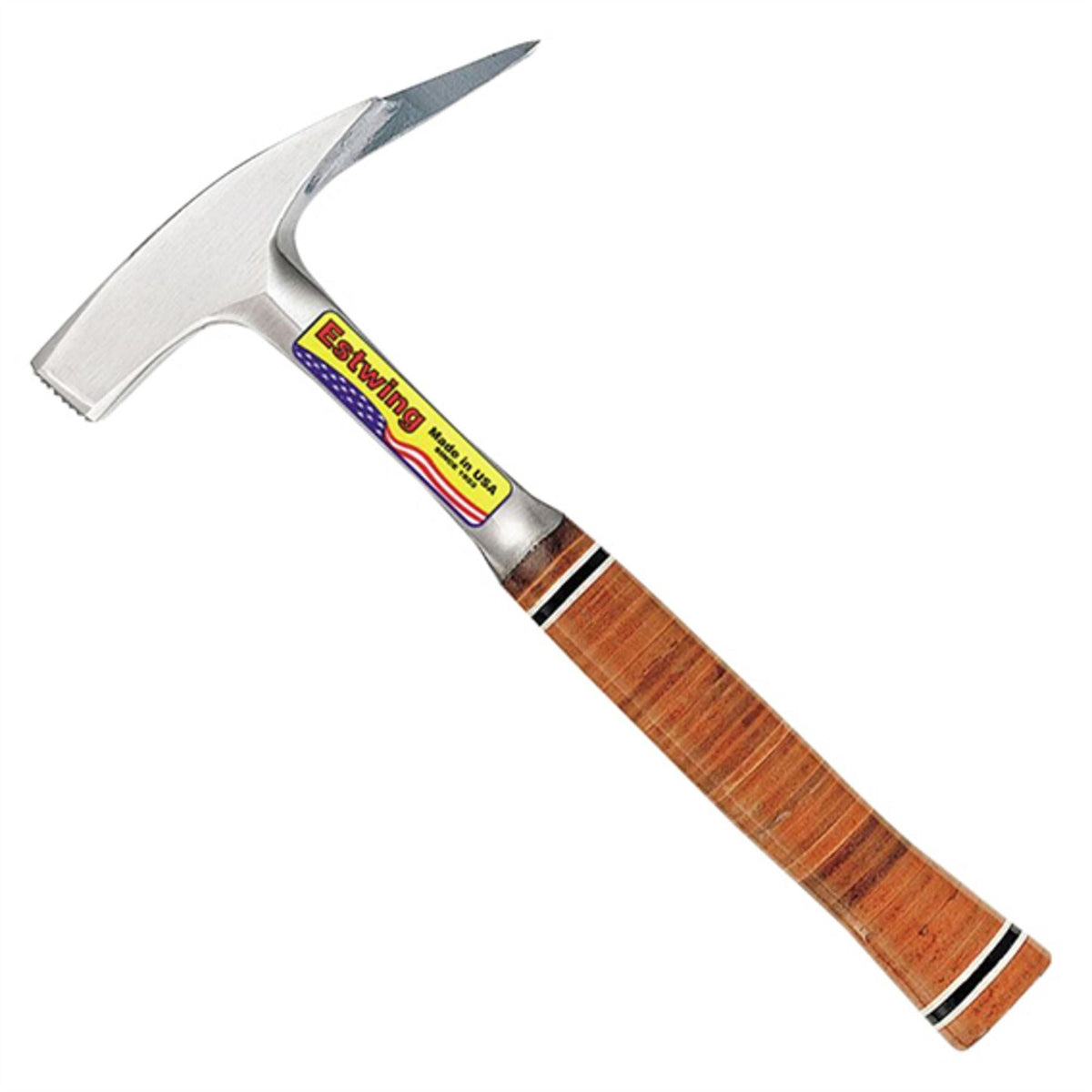 Estwing E239MS Smooth Face Roofers Pick Hammer with Leather Grip 21oz/600g 23518  White Rose Tools